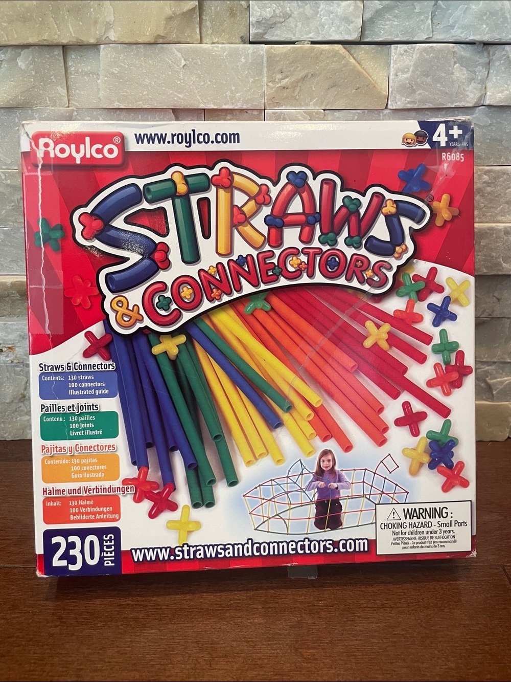 Straws & Connectors Kids Construction Toy – Multicolor